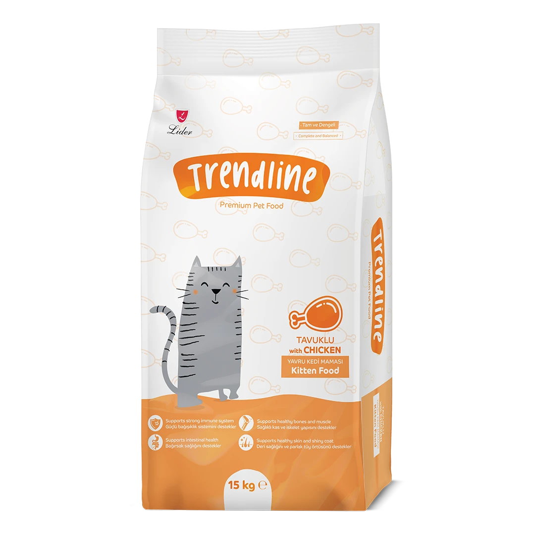 Trendline Tavuklu Yavru Kedi Maması 15 Kg – 2. görsel