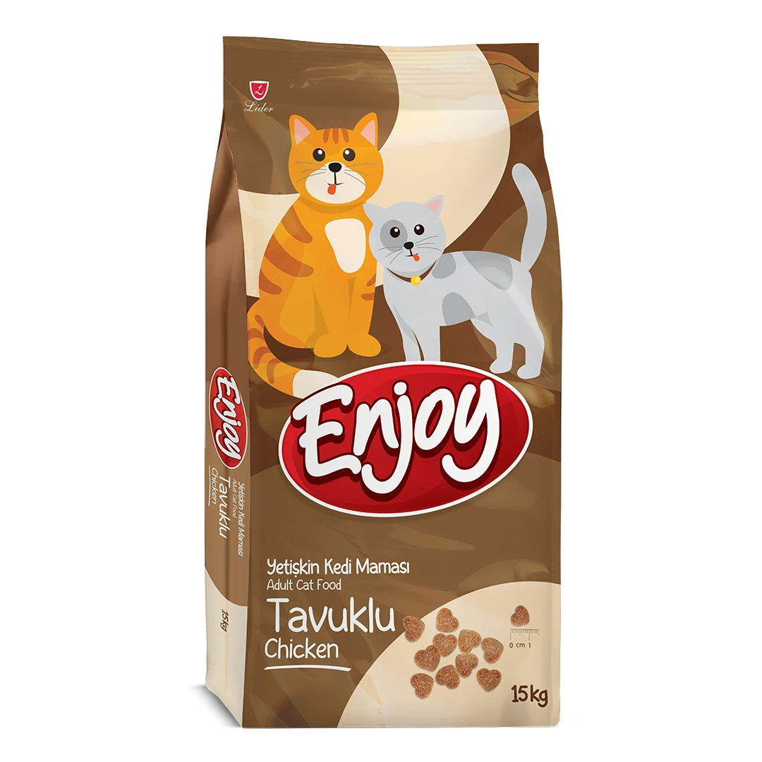 Enjoy Tavuklu Yetişkin Kedi Maması 15 Kg