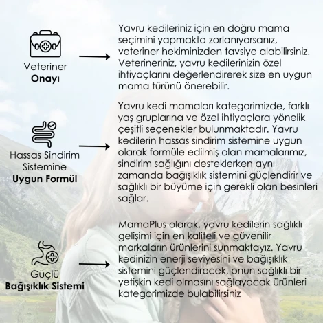 Bonnie Tavuklu Yavru Kedi Maması 1,5 Kg x 2 Adet