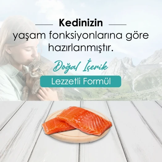 Bonnie Somonlu Kedi Maması 1,5 Kg x 2 Adet