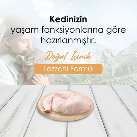 Bonnie Tavuklu Yetişkin Kedi Maması 1,5 Kg