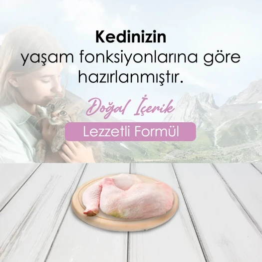 Bonnie Tavuklu Yavru Kedi Maması 1,5 Kg x 2 Adet