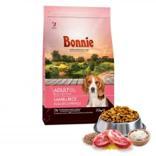 Bonnie Kuzu Etli ve Pirinçli Yetişkin Köpek Maması 2.5 Kg