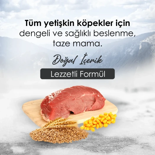Gofrette Biftekli Yetişkin Köpek Maması 15 Kg