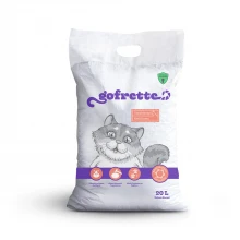 Gofrette Bentonit Natural Topaklanan Kedi Kumu 20 LT