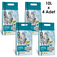 CatPlus Aktif Karbon Kedi Kumu 10 Lt x 4 Adet