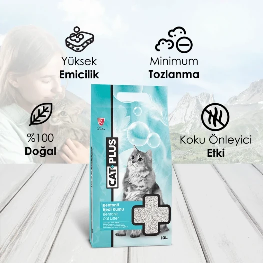 CatPlus Kokusuz Kedi Kumu 10 Lt x 4 Adet