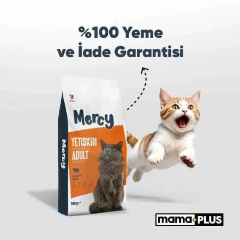 Mercy Kuzu Etli Yetişkin Kedi Maması 10 Kg