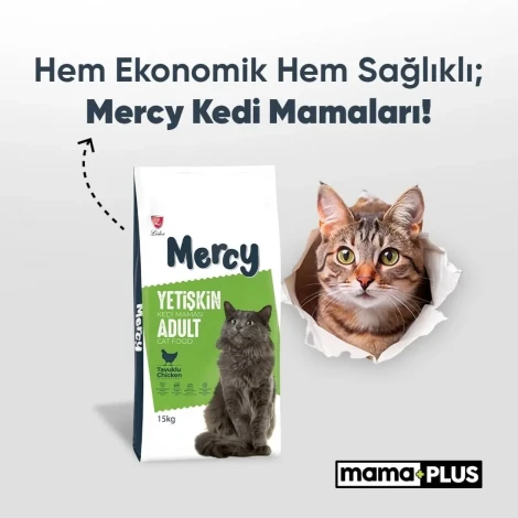 Mercy Tavuklu Yetişkin Kedi Maması 15 Kg