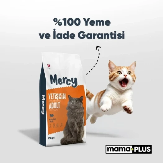 Mercy Kuzu Etli Yetişkin Kedi Maması 10 Kg