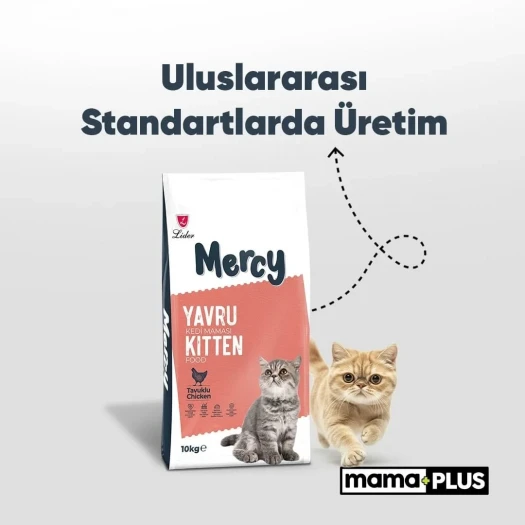 Mercy Tavuklu Yavru Kedi Maması 10 Kg