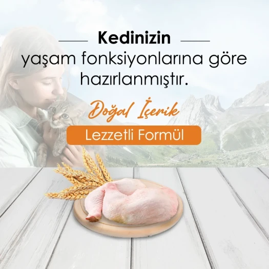 NewCat Tavuklu Yetişkin Kedi Maması 15 KG