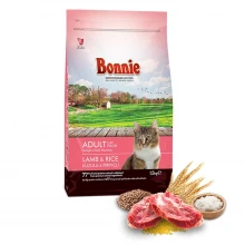 Bonnie Kuzu Etli Pirinçli Yetişkin Kedi Maması 1.5 Kg