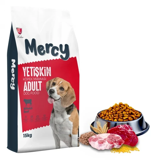 Mercy Biftekli Yetişkin Köpek Maması 15 Kg